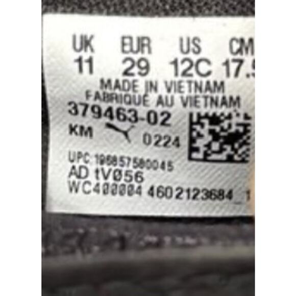 PUMA One 4 ALL Slip-On Splatter Fade Youth Size 12C - Picture 7 of 7